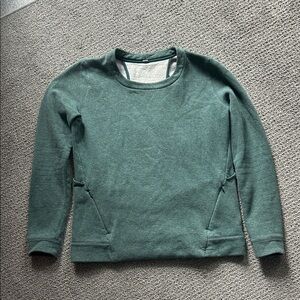 lululemon athletica Teal Crew Neck Sweater